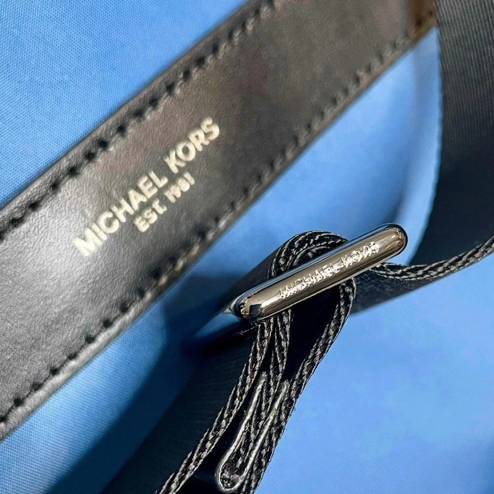Michael Kors Kent Lg Padded Men’s Messenger Bag - Federal Blue $198 New w/ Tags